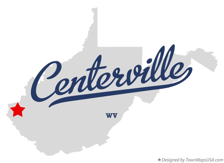 Map of Centerville West Virginia WV