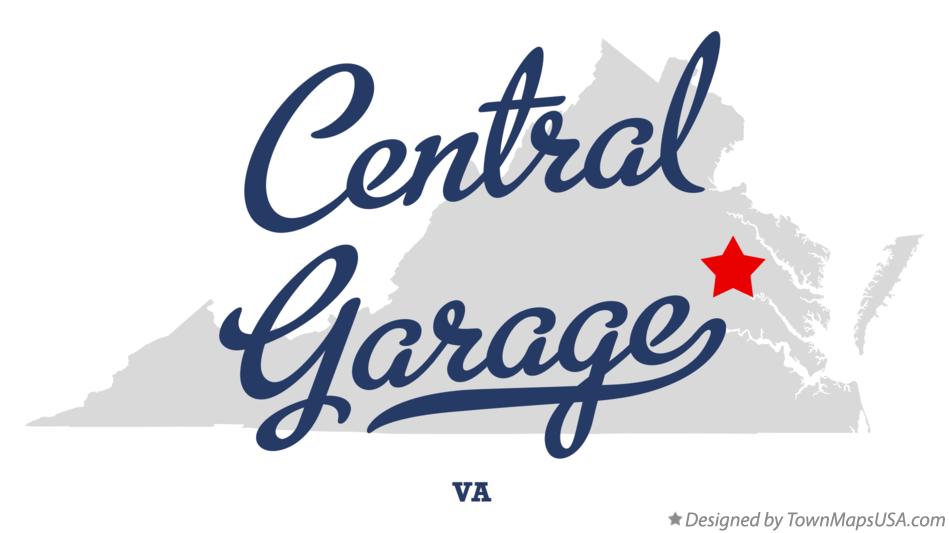 Map of Central Garage Virginia VA