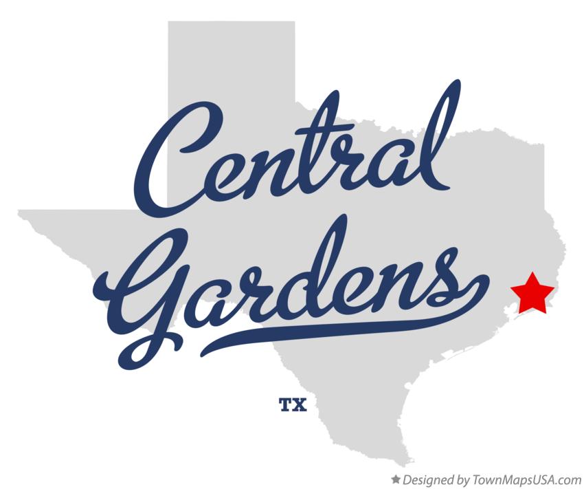 Map of Central Gardens Texas TX
