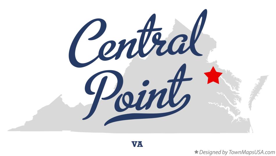 Map of Central Point Virginia VA