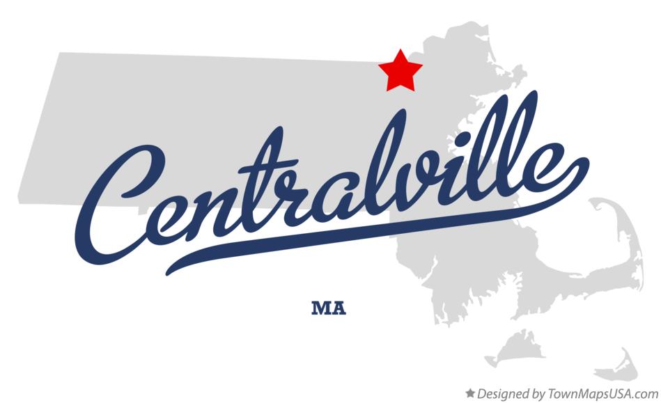 Map of Centralville Massachusetts MA