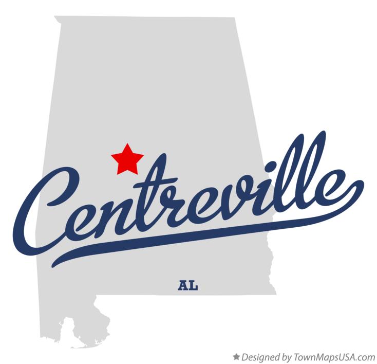 Map of Centreville Alabama AL