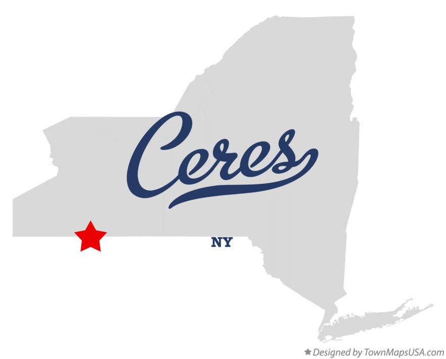 Map of Ceres New York NY