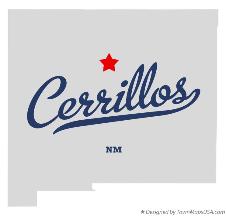 Map of Cerrillos New Mexico NM