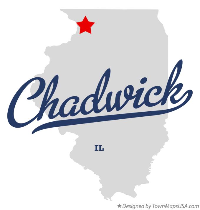 Map of Chadwick Illinois IL