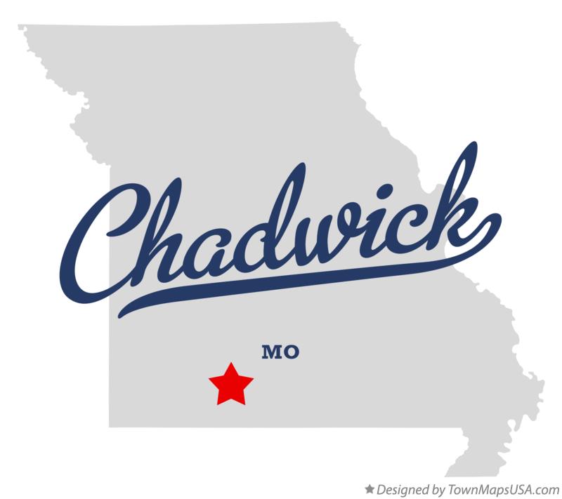Map of Chadwick Missouri MO