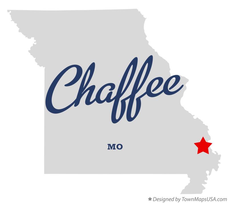 Map of Chaffee Missouri MO