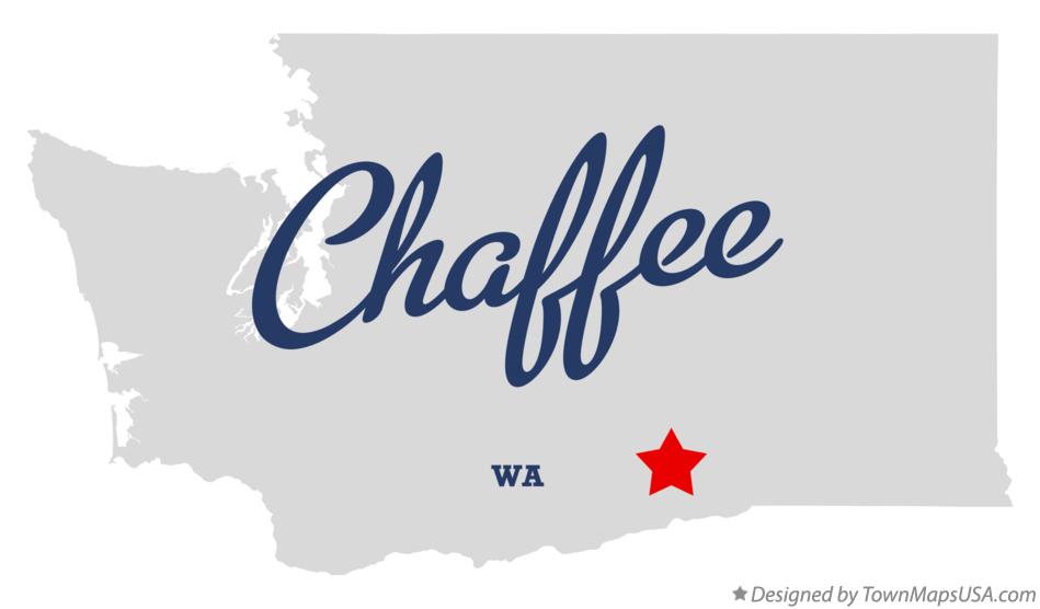 Map of Chaffee Washington WA