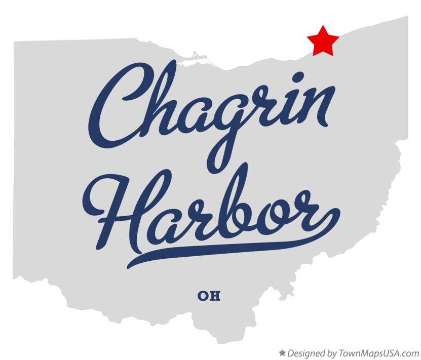Map of Chagrin Harbor Ohio OH