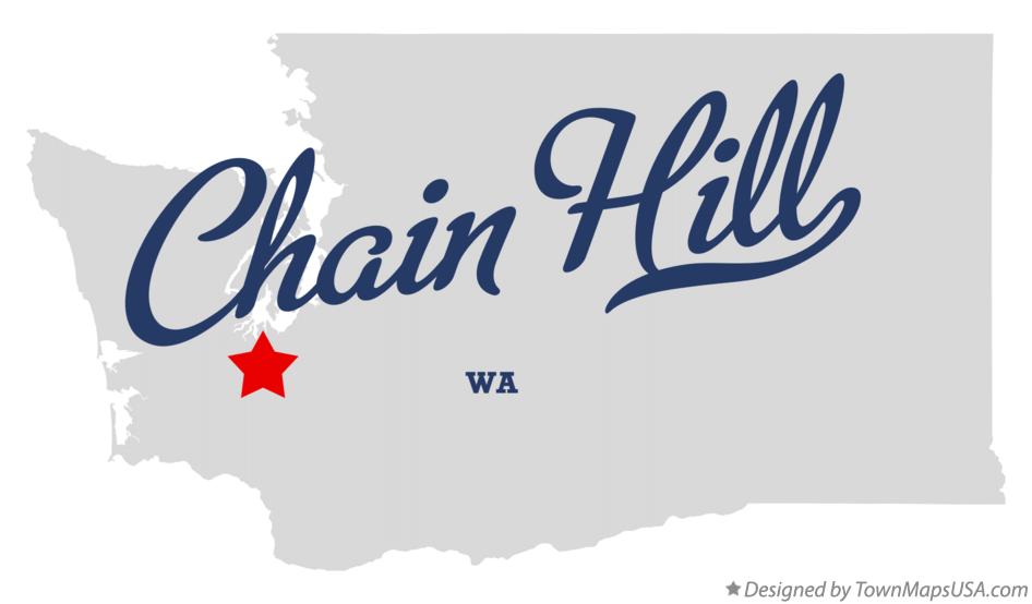 Map of Chain Hill Washington WA