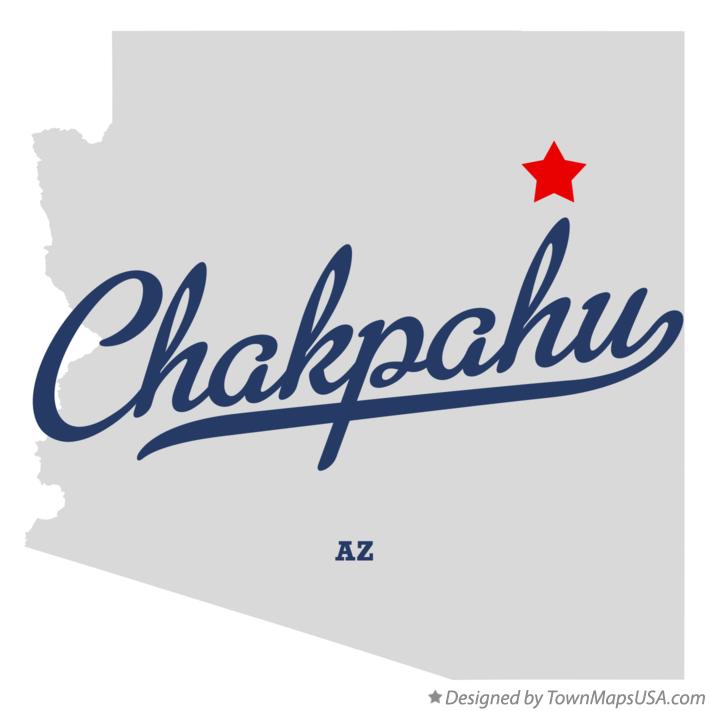 Map of Chakpahu Arizona AZ