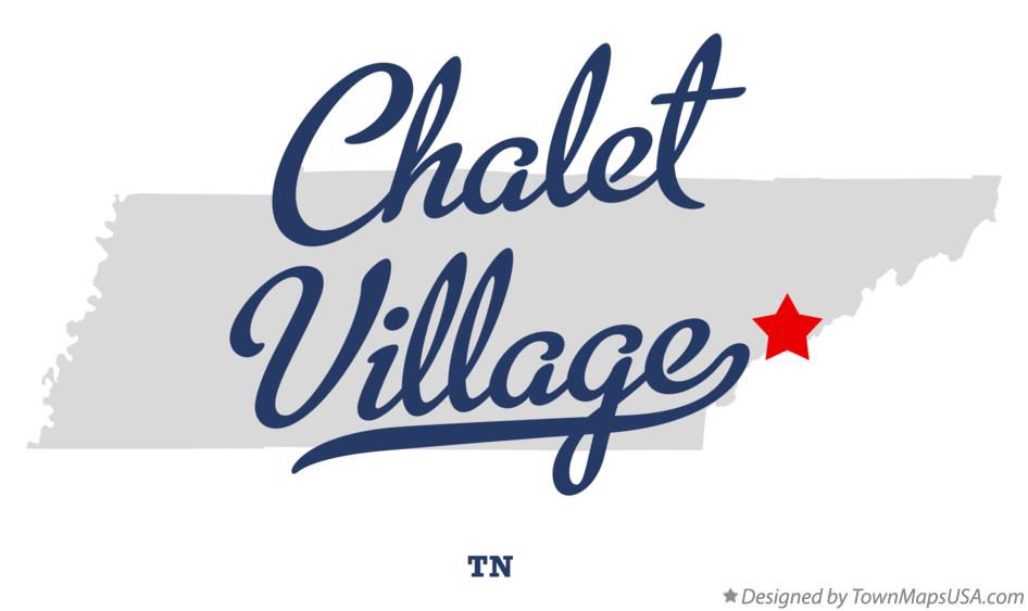 Map of Chalet Village Tennessee TN