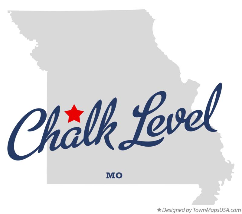 Map of Chalk Level Missouri MO
