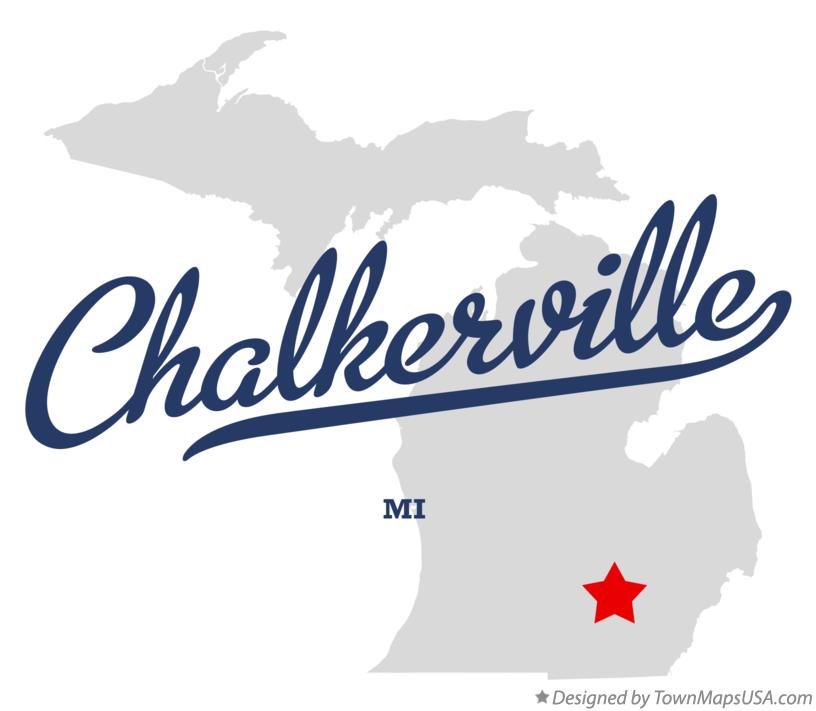 Map of Chalkerville Michigan MI