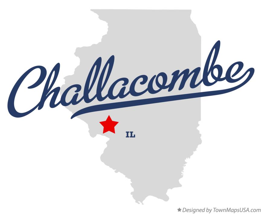 Map of Challacombe Illinois IL