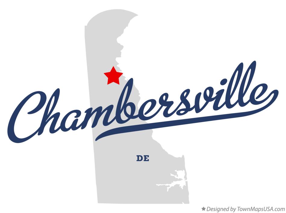 Map of Chambersville Delaware DE