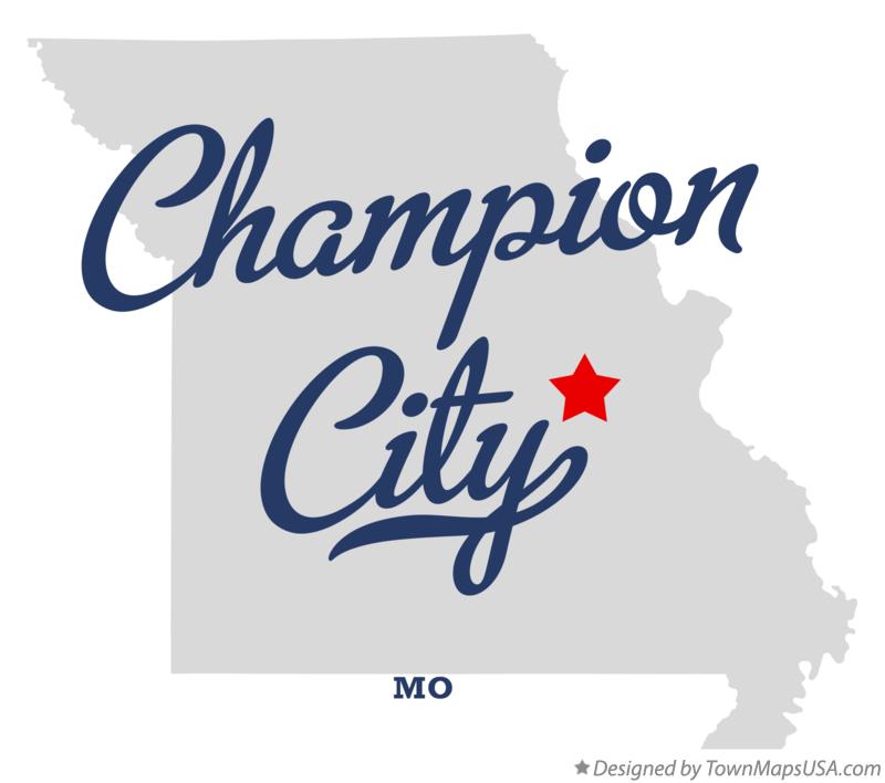 Map of Champion City Missouri MO