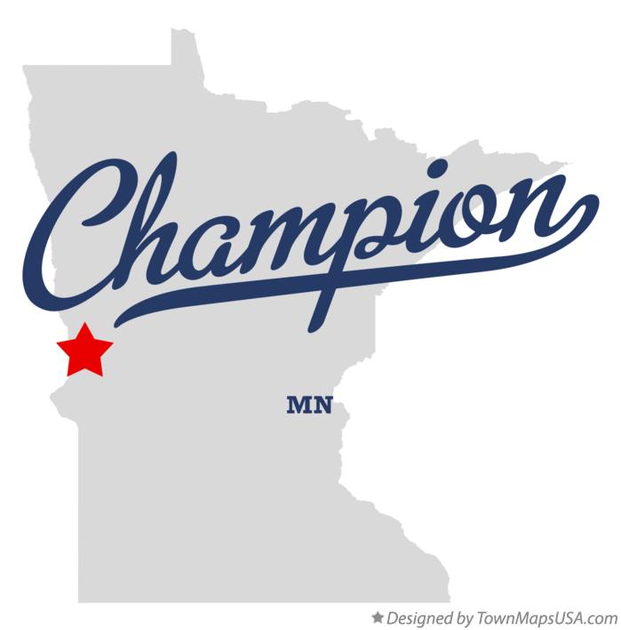 Map of Champion Minnesota MN