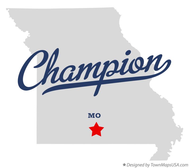 Map of Champion Missouri MO