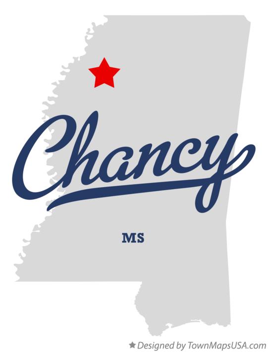 Map of Chancy Mississippi MS