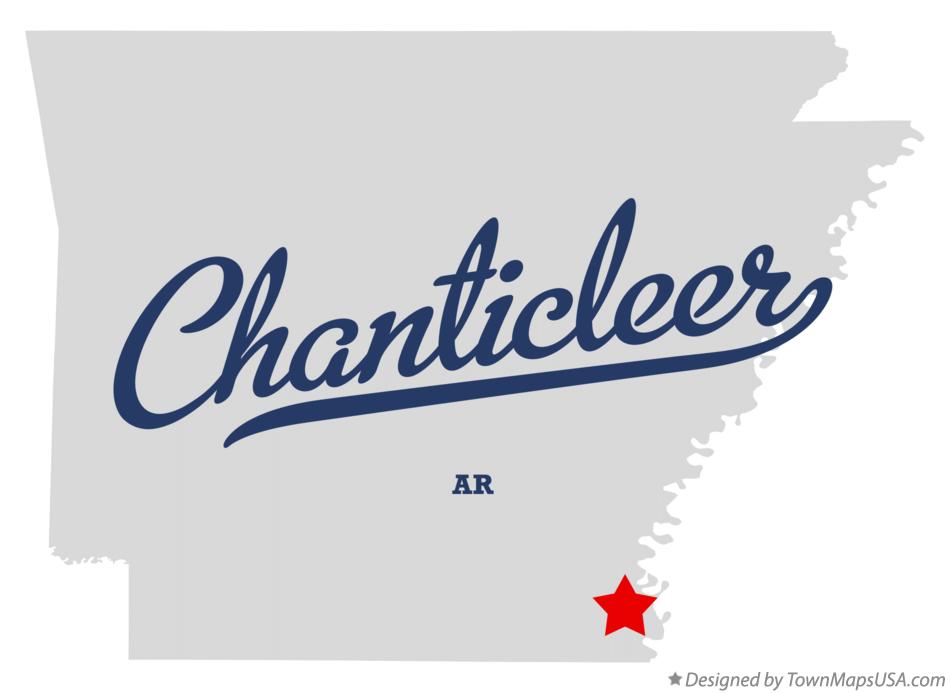 Map of Chanticleer Arkansas AR