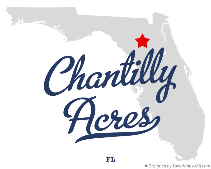 Map of Chantilly Acres Florida FL