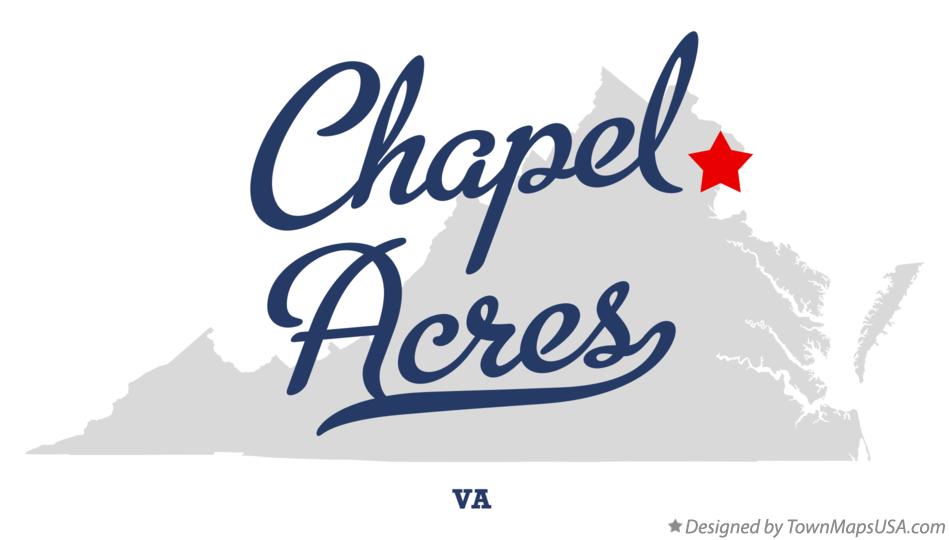 Map of Chapel Acres Virginia VA