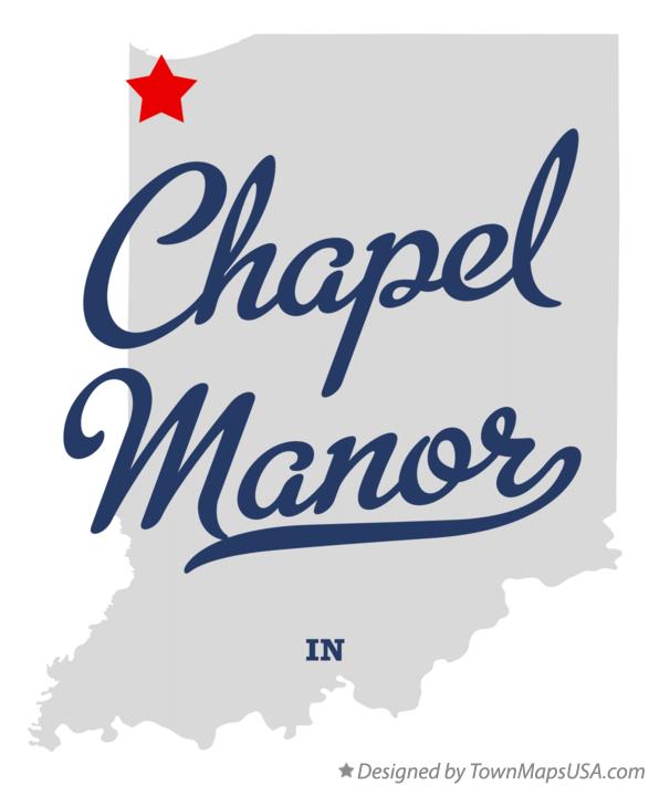 Map of Chapel Manor Indiana IN