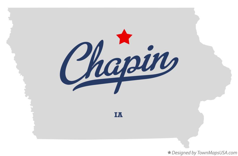 Map of Chapin Iowa IA
