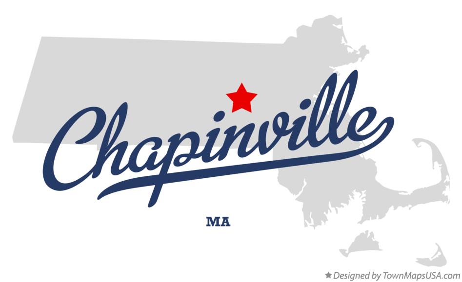 Map of Chapinville Massachusetts MA