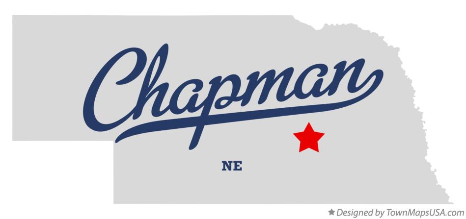 Map of Chapman Nebraska NE