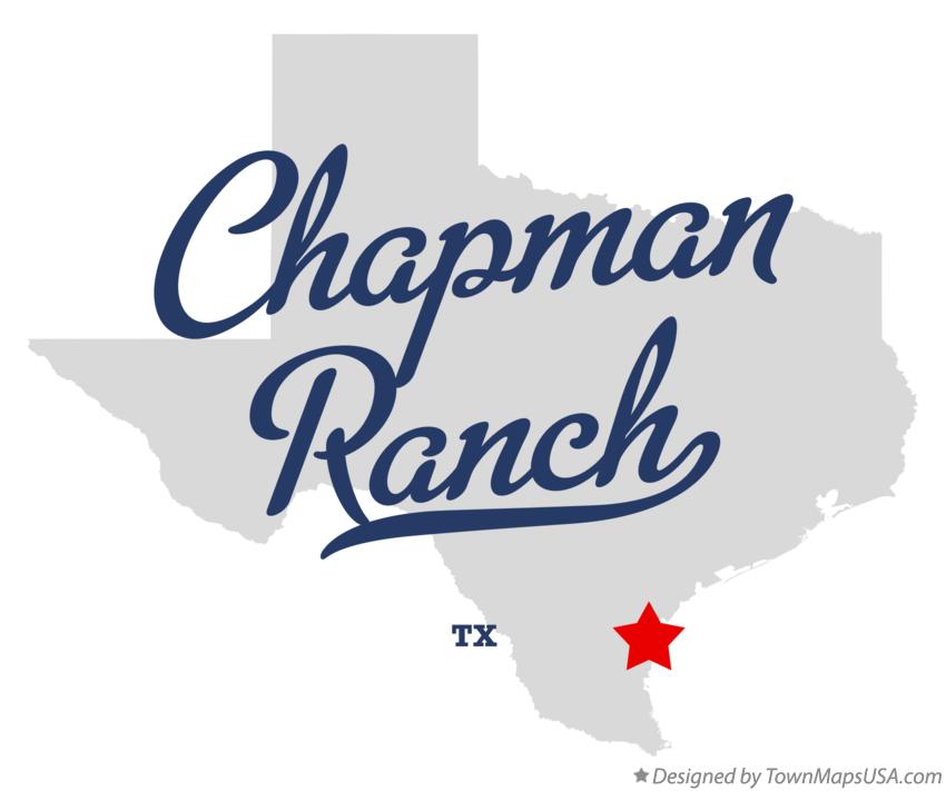 Map of Chapman Ranch Texas TX