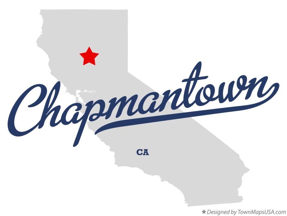 Map of Chapmantown California CA