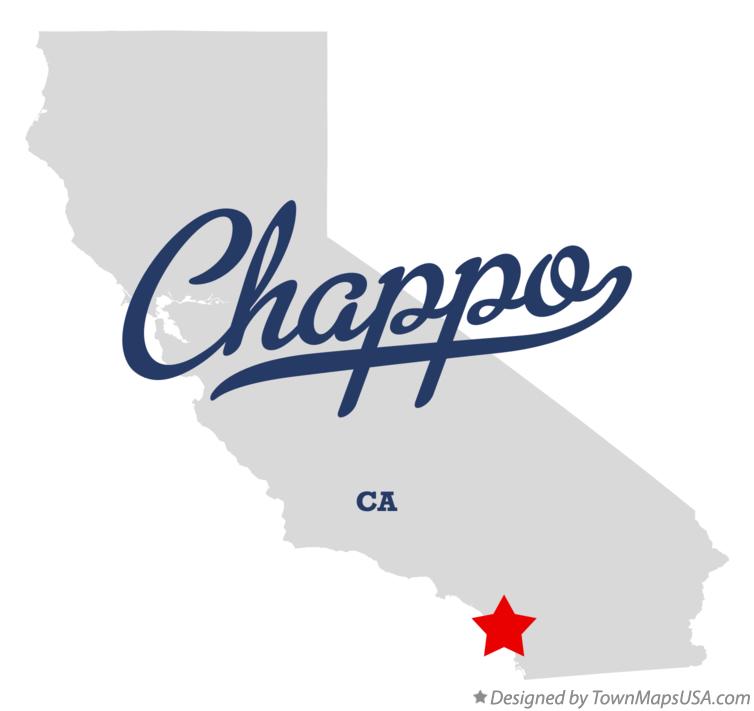 Map of Chappo California CA