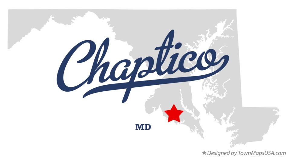 Map of Chaptico Maryland MD