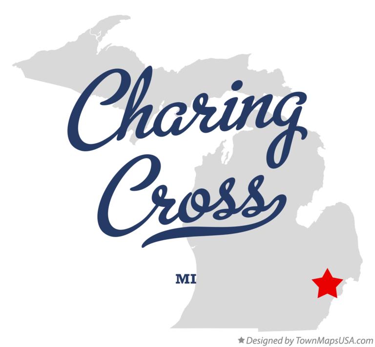 Map of Charing Cross Michigan MI