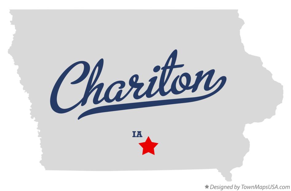 Map of Chariton Iowa IA