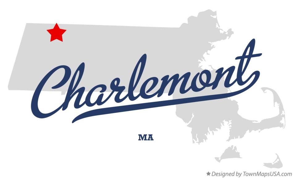 Map of Charlemont Massachusetts MA