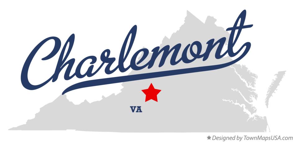 Map of Charlemont Virginia VA