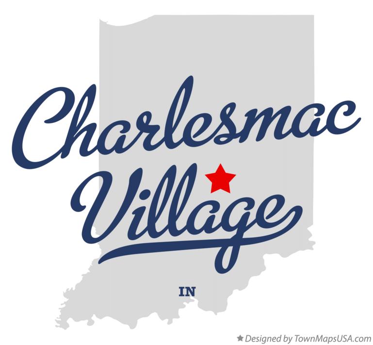 Map of Charlesmac Village Indiana IN