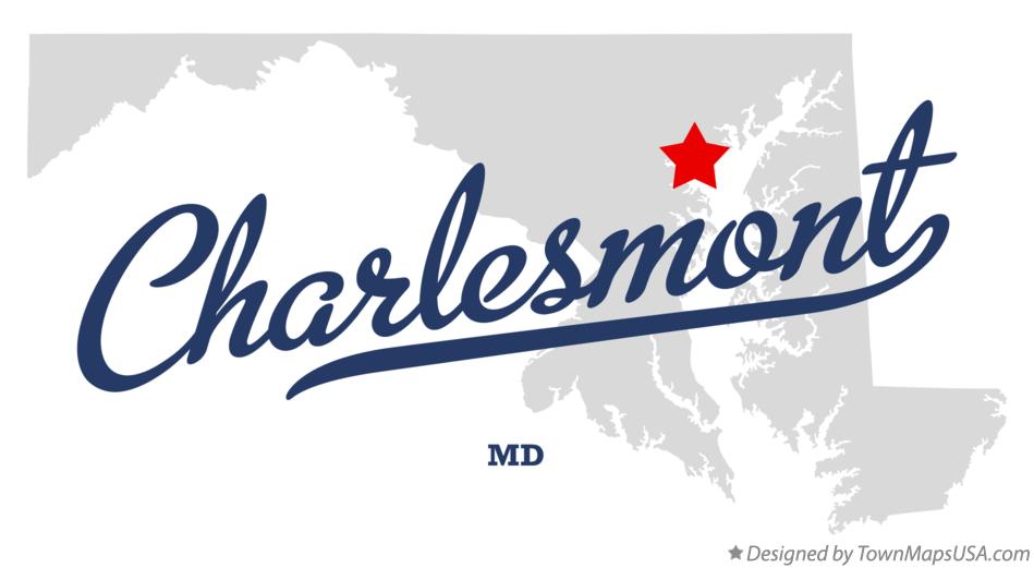 Map of Charlesmont Maryland MD