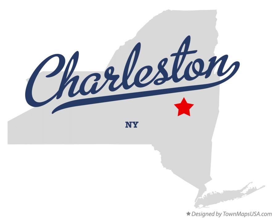 Map of Charleston New York NY