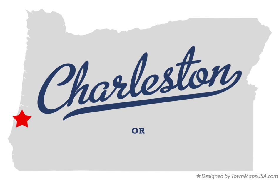 Map of Charleston Oregon OR