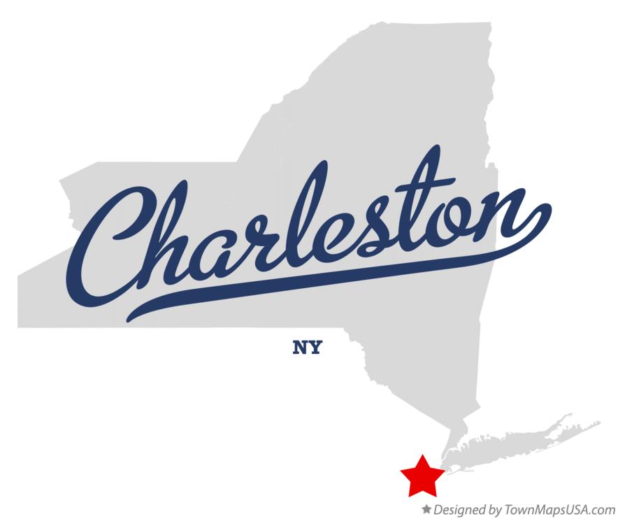 Map of Charleston New York NY