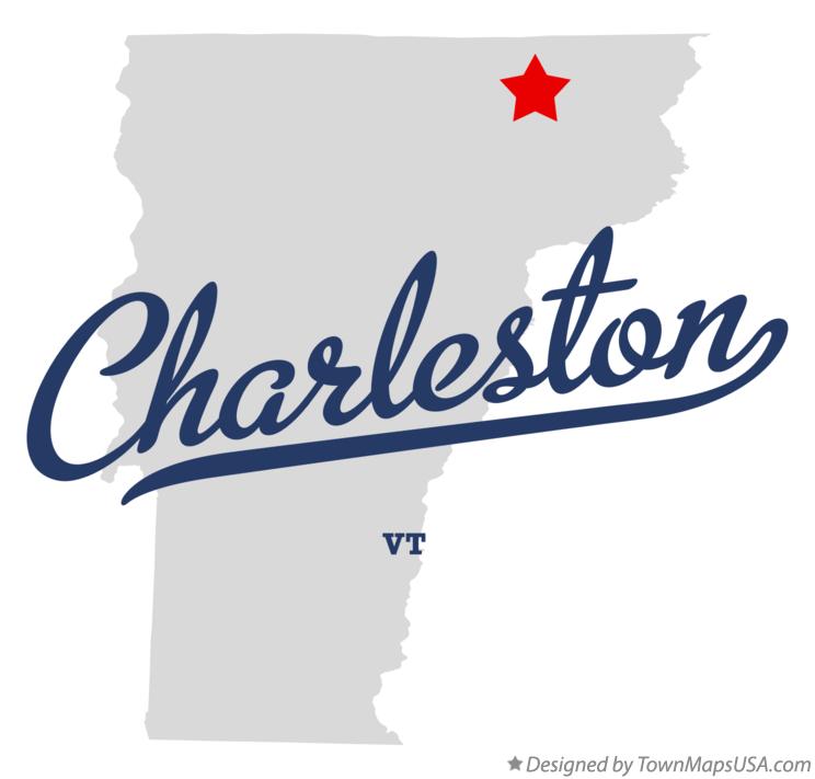 Map of Charleston Vermont VT