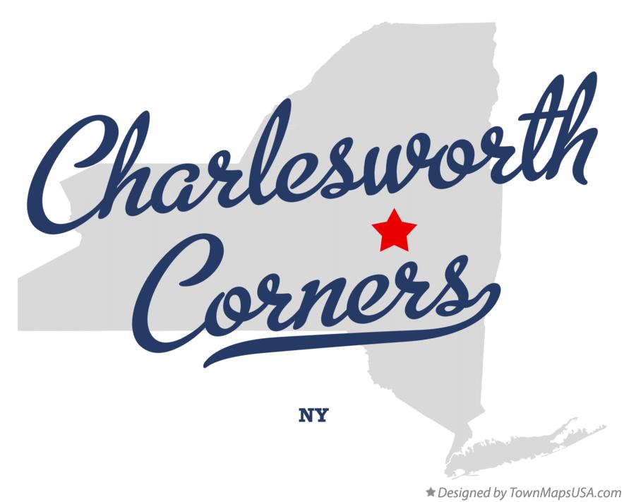 Map of Charlesworth Corners New York NY