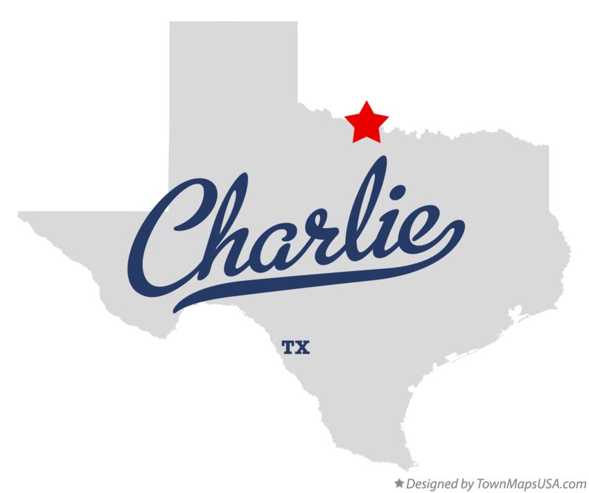Map of Charlie Texas TX