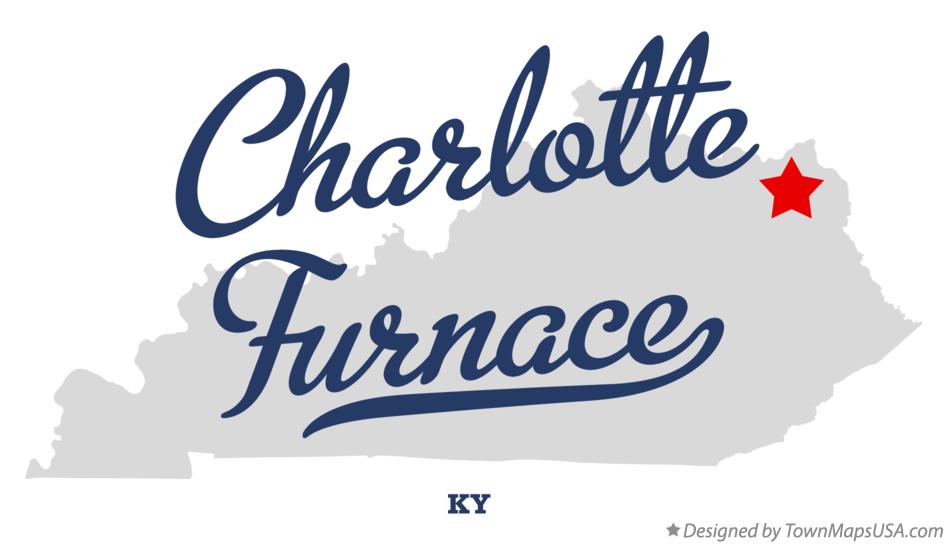 Map of Charlotte Furnace Kentucky KY