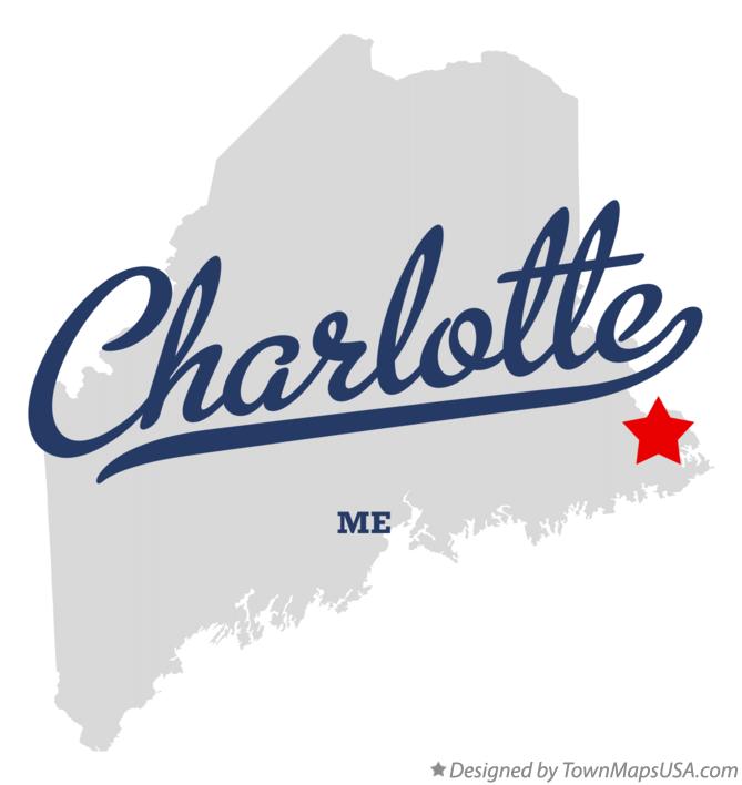 Map of Charlotte Maine ME
