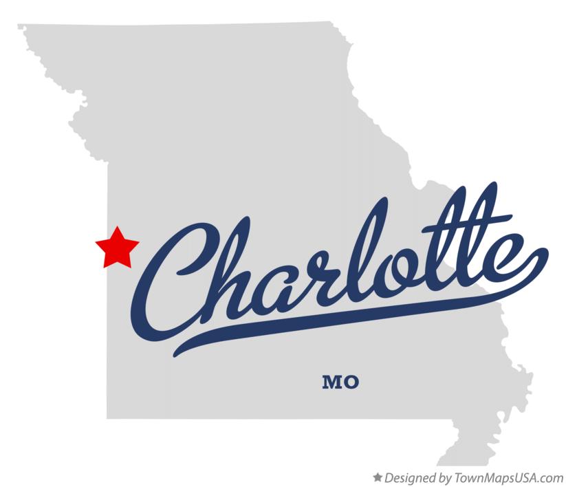 Map of Charlotte Missouri MO